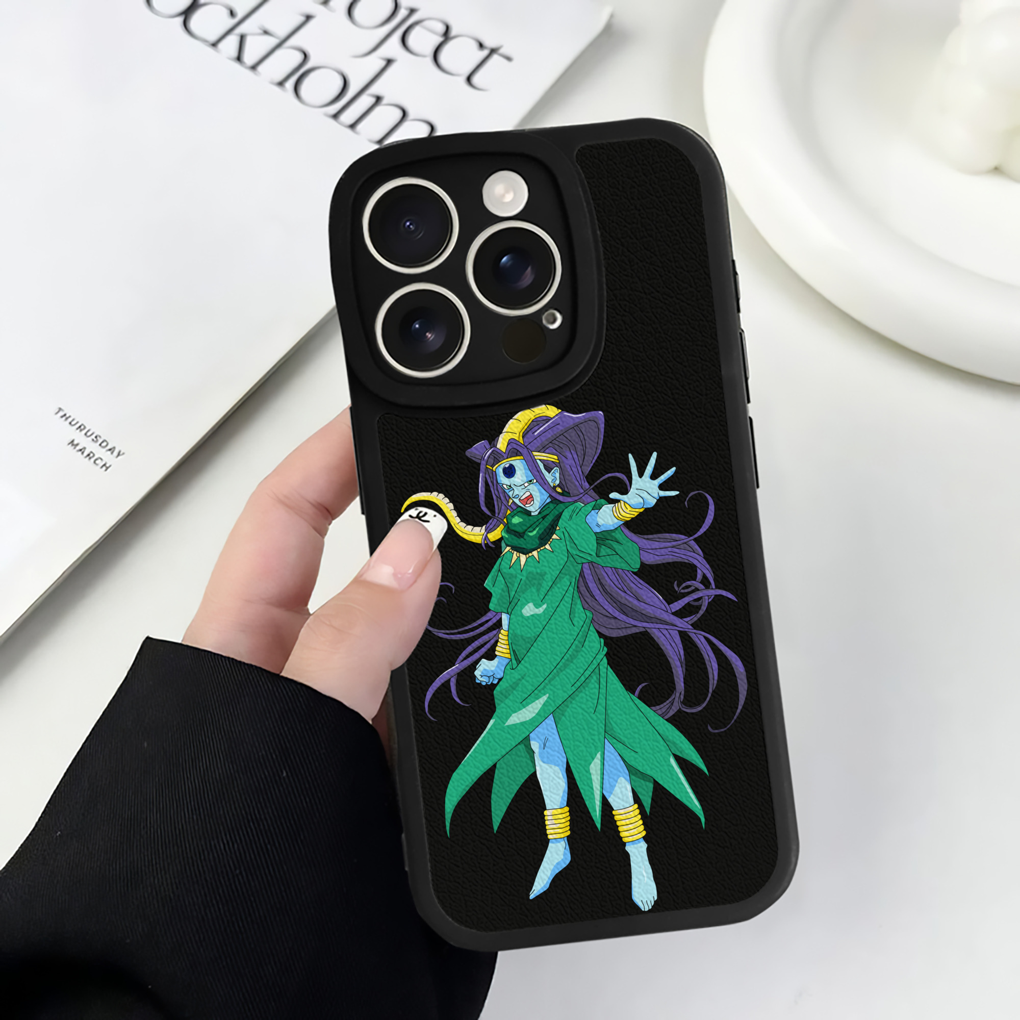 （画像用） ドラゴンボール DRAGON BALL 【iPhone 16シリーズ対応】シリコンスマホケース（レザー調） 材質：シリコン